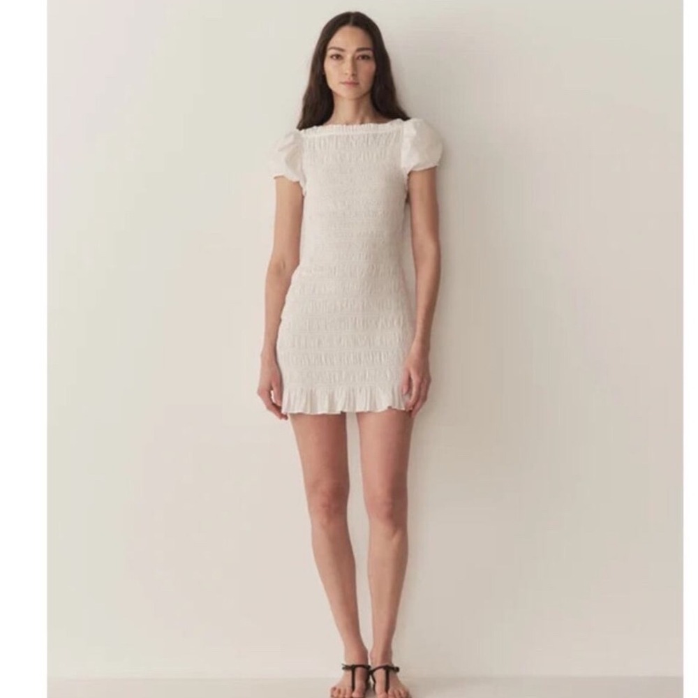 DOEN NEW Rizzo Dress In Salt‎ Size Large